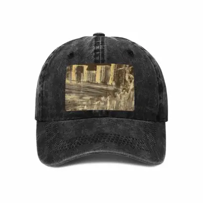 Waste To Energy Plant Baseball Cap (Denim Fabric)