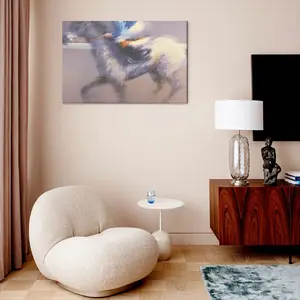 Horse Racing Canvas Decorative Painting (Multi-Size, Transverse)