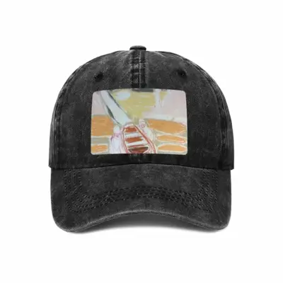 Boat Launch Baseball Cap (Denim Fabric)