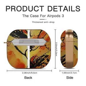 Becoming Monarch Airpods 3 Case (Hard Shell, Rose Gold)