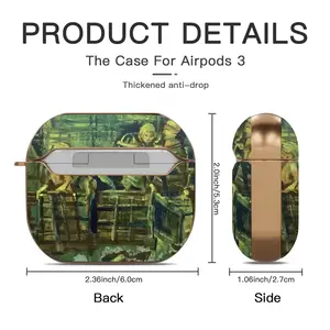 Balconies Airpods 3 Case (Hard Shell, Rose Gold)