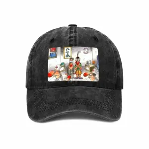 Office Injury Baseball Cap (Denim Fabric)