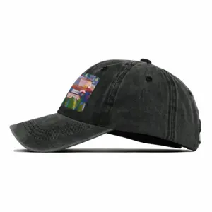 Boissezon A Village In The South Of France Baseball Cap (Denim Fabric)