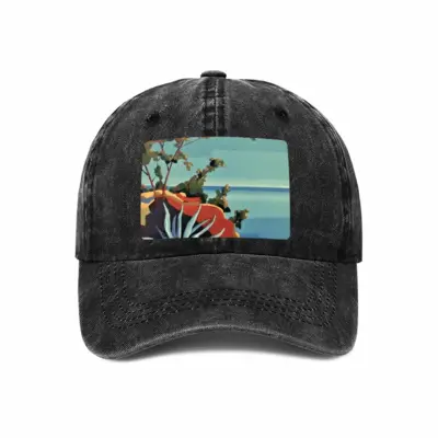 On The French Riviera Near Frejus Baseball Cap (Denim Fabric)