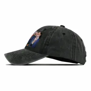 What Is The Woman Thinking Baseball Cap (Denim Fabric)