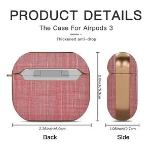 Net Airpods 3 Case (Hard Shell, Rose Gold)