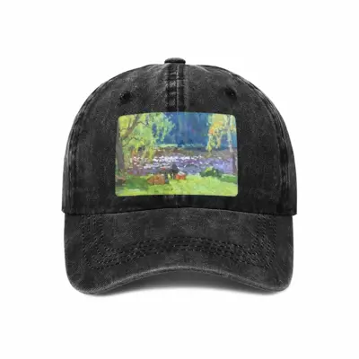 Birch Noise Baseball Cap (Denim Fabric)