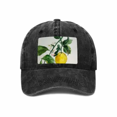 Lemon Branch Baseball Cap (Denim Fabric)