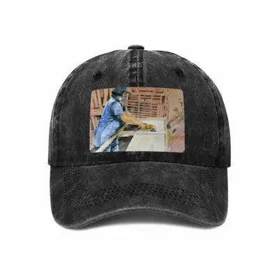 Daily Toils For Timber Baseball Cap (Denim Fabric)