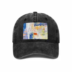 Mixed Media 2 Baseball Cap (Denim Fabric)