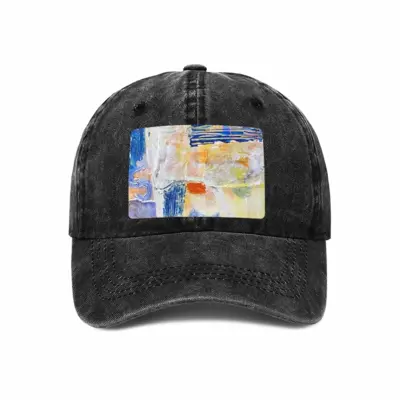 Mixed Media 2 Baseball Cap (Denim Fabric)