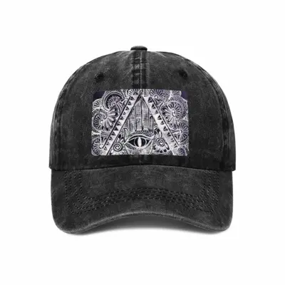 The All Seeing Eye Baseball Cap (Denim Fabric)