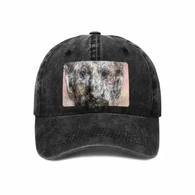 Face 2 Baseball Cap (Denim Fabric)