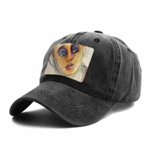 Wait & See Baseball Cap (Denim Fabric)