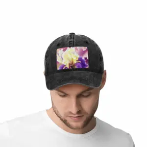 Iris Baseball Cap (Denim Fabric)