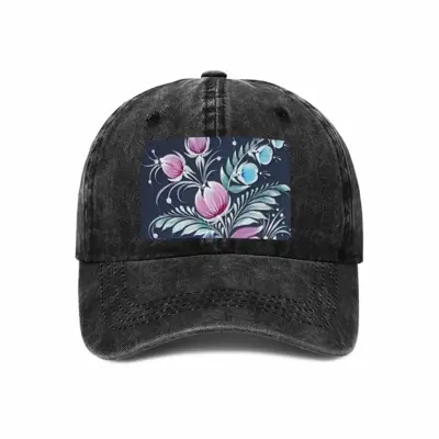 Night Pleasure Baseball Cap (Denim Fabric)