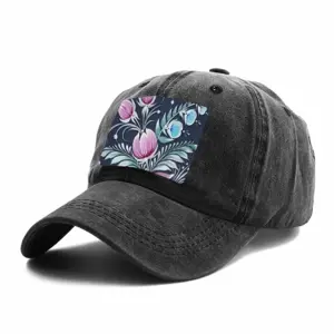 Night Pleasure Baseball Cap (Denim Fabric)