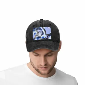 Into Clouds I Baseball Cap (Denim Fabric)