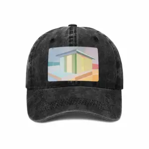 Color Rhytm Baseball Cap (Denim Fabric)