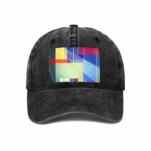 Blue House Baseball Cap (Denim Fabric)