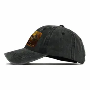 My Sunflowers Baseball Cap (Denim Fabric)