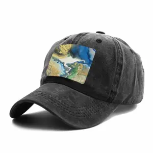 Planet Earth Baseball Cap (Denim Fabric)