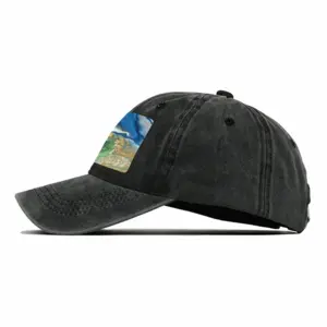 Planet Earth Baseball Cap (Denim Fabric)