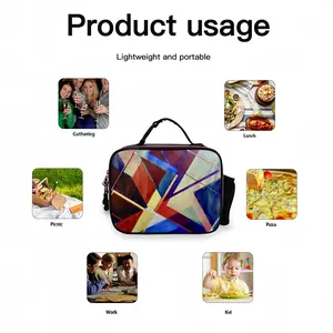 Caste Vs Caste Portable Leather Lunch Bag