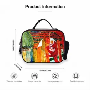 73 Fragment S Portable Leather Lunch Bag