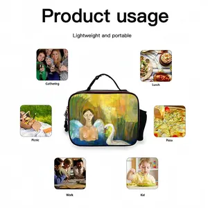 Birth Portable Leather Lunch Bag