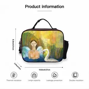 Birth Portable Leather Lunch Bag