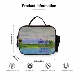 Reflections Portable Leather Lunch Bag