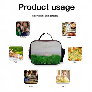 Secret Path Portable Leather Lunch Bag