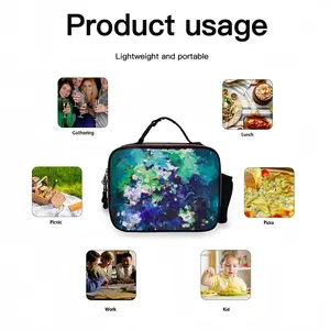 Whispers In The Night Portable Leather Lunch Bag