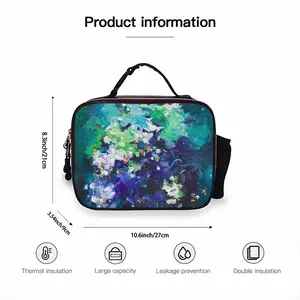 Whispers In The Night Portable Leather Lunch Bag