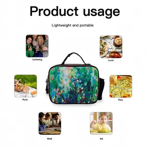 Ray Of Light #2 Portable Leather Lunch Bag