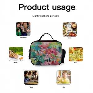 I Promised You A Rose Garden Portable Leather Lunch Bag