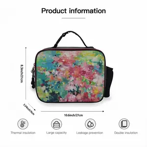 I Promised You A Rose Garden Portable Leather Lunch Bag