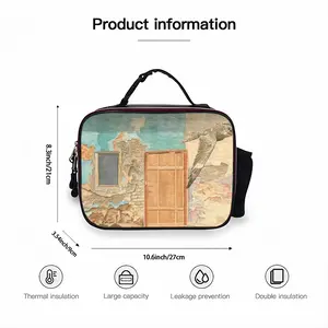 Harbinger Portable Leather Lunch Bag