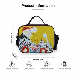 Covfefemobile Portable Leather Lunch Bag