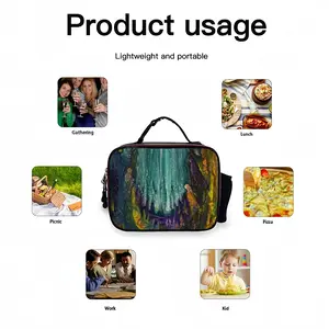 Home Portable Leather Lunch Bag