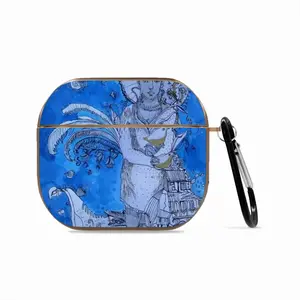 Drawing Ink - Blue Diva Airpods 3 Case (Hard Shell, Rose Gold)