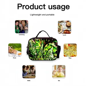 Happy Yael Portable Leather Lunch Bag