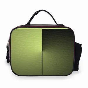 Icon_Green Portable Leather Lunch Bag