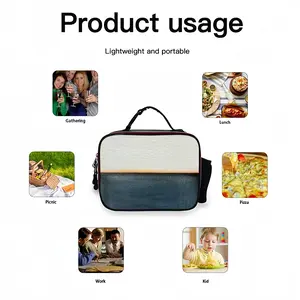 Untitled 27D Portable Leather Lunch Bag