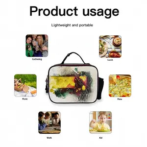 Flick A Portable Leather Lunch Bag