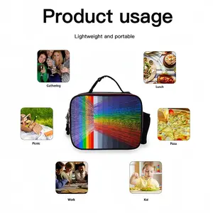 Refraction Portable Leather Lunch Bag