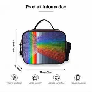 Refraction Portable Leather Lunch Bag