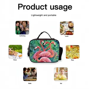 Shades Of A Dream Portable Leather Lunch Bag