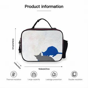 Meal Portable Leather Lunch Bag